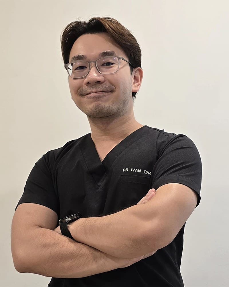 Chye Clinic 医生 Dr. Ivan Chan 的照片。