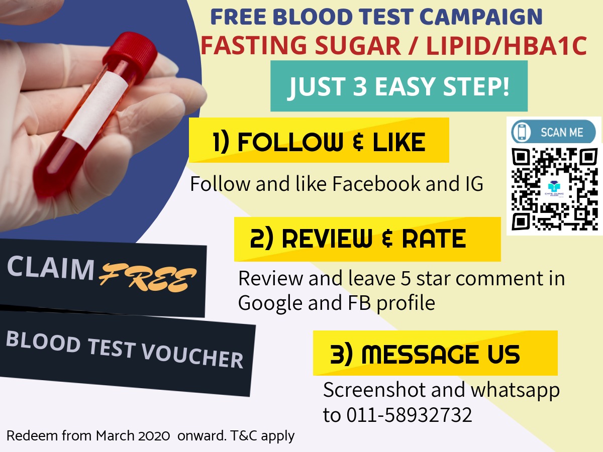 FREE blood test campaign